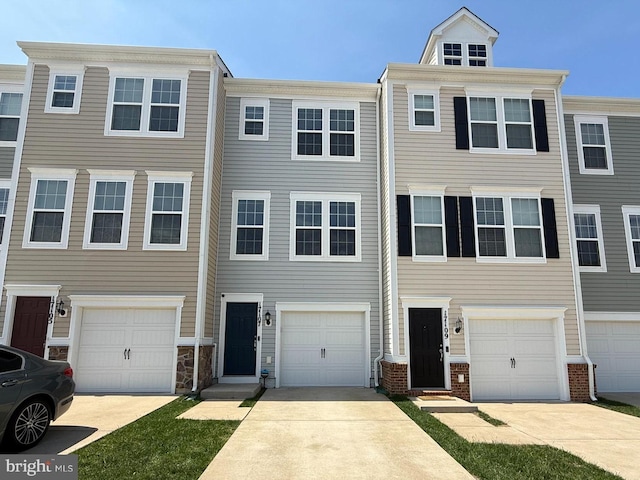 17107 Gibson Mill Rd, Dumfries, VA 22026 - multi unit property with a garage, driveway, and brick siding