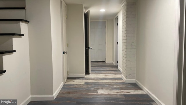 123 Cumberland St, Cumberland, MD 21502 - corridor with baseboards and wood finished floors