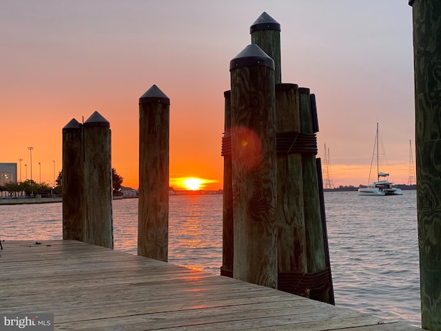 712 Pearson Point Pl, Annapolis, MD 21401 - dock featuring a water view