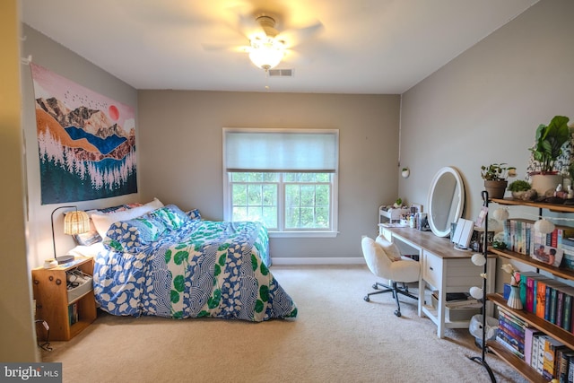 712 Pearson Point Pl, Annapolis, MD 21401 - carpeted bedroom featuring a desk, a ceiling fan, and baseboards