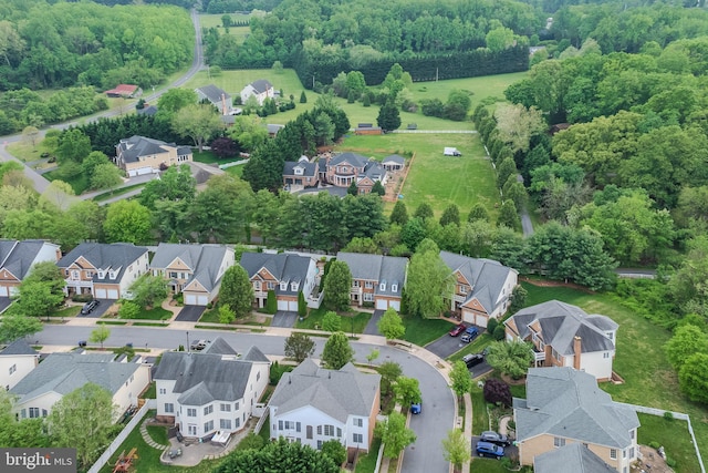 712 Pearson Point Pl, Annapolis, MD 21401 - aerial perspective of suburban area with a heavily wooded area