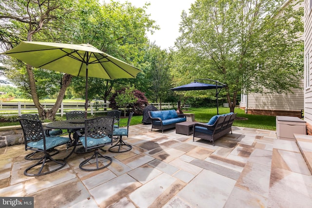 712 Pearson Point Pl, Annapolis, MD 21401 - view of patio / terrace with an outdoor living space and outdoor dining space