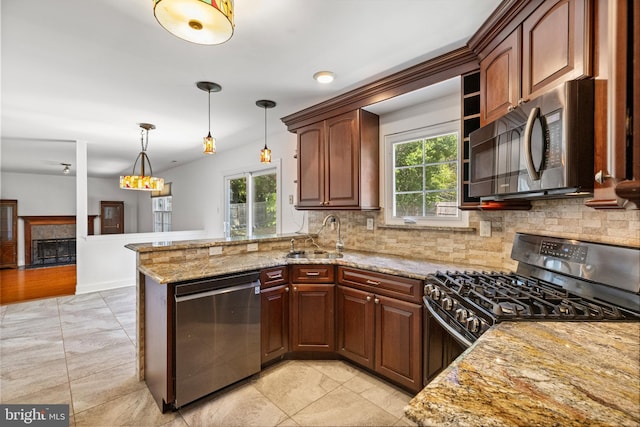 4 Honeysuckle Dr, Robbinsville, NJ 08691 - kitchen featuring appliances with stainless steel finishes, a sink, tasteful backsplash, and plenty of natural light