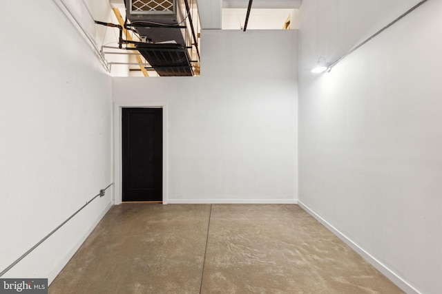 interior space with baseboards