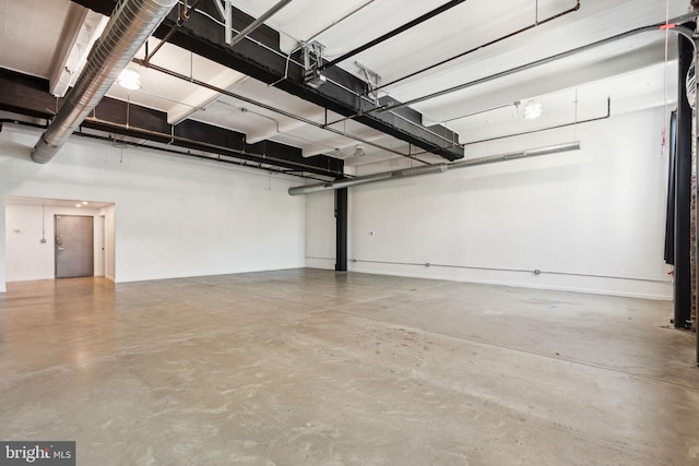 view of parking deck