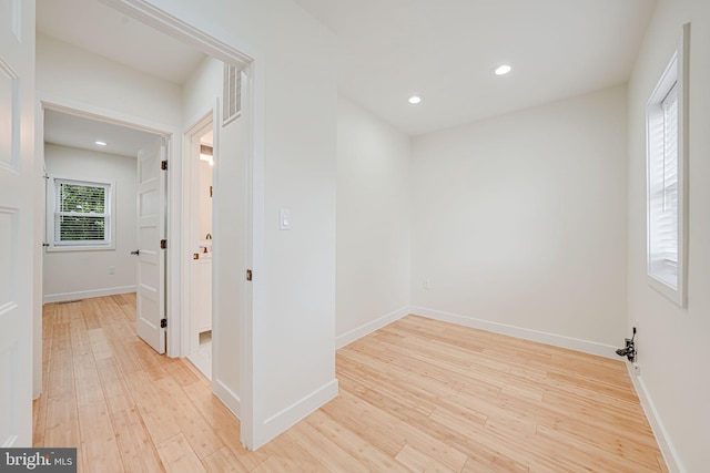 1621 Lyman Pl NE, Washington, DC 20002 - unfurnished room featuring wood finished floors, recessed lighting, and baseboards