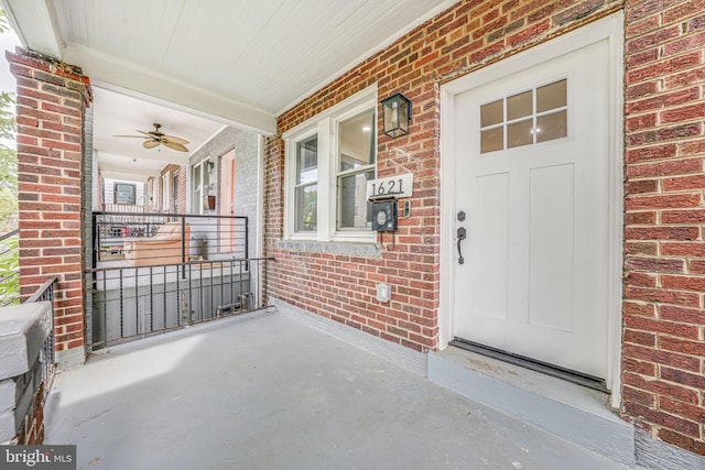 1621 Lyman Pl NE, Washington, DC 20002 - entrance to property featuring a porch and brick siding