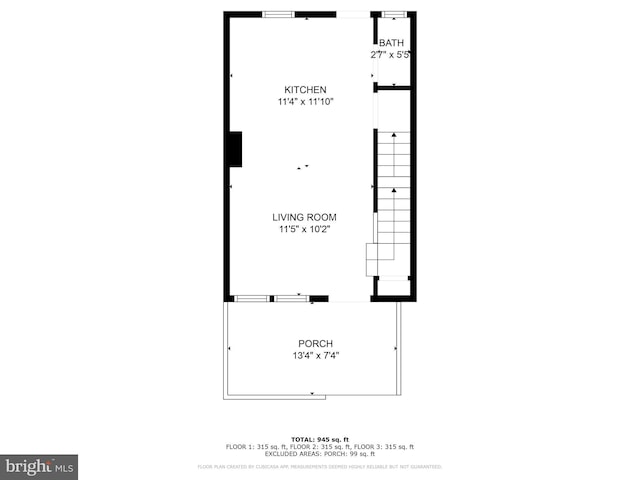 1621 Lyman Pl NE, Washington, DC 20002 - floor plan / room layout