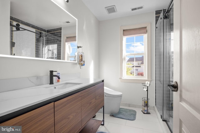 323 Palton Rd, Bensalem, PA 19020 - full bath with a shower stall, vanity, and toilet