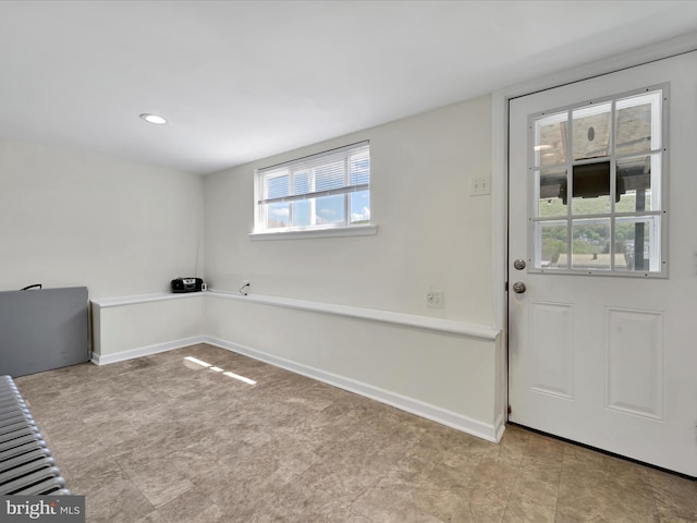 24 W Garibaldi Ave, Nesquehoning, PA 18240 - interior space with recessed lighting and baseboards