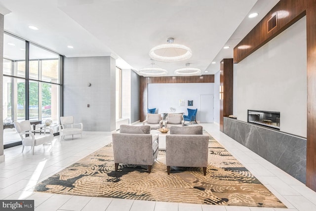 community lobby featuring visible vents