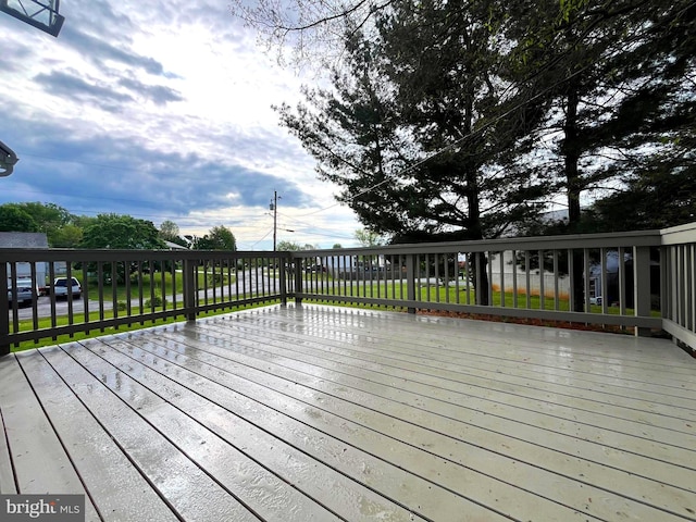 view of deck