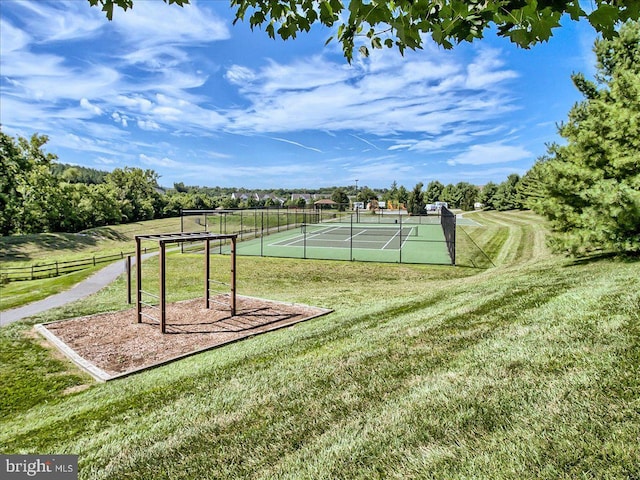 6341 Knollwood Dr, Frederick, MD 21701 - view of community with a tennis court