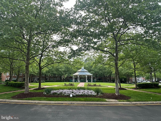 4906 Donovan Dr, Alexandria, VA 22304 - view of home's community featuring a gazebo, a yard, and view of scattered trees