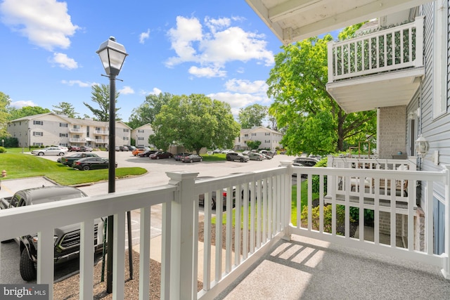 15 Warren Lodge Ct Unit 1D, Cockeysville, MD 21030 - balcony with a residential view