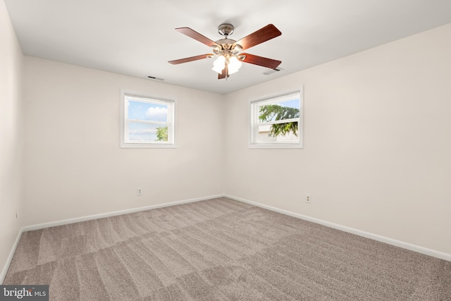15 Warren Lodge Ct Unit 1D, Cockeysville, MD 21030 - carpeted spare room with baseboards and ceiling fan