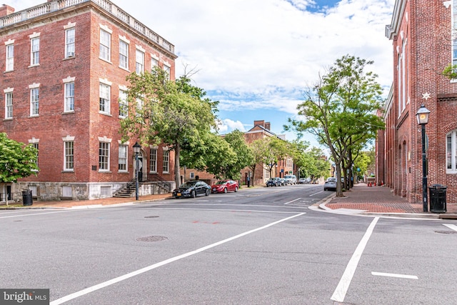521 N Washington St Unit 201, Alexandria, VA 22314 - view of road with street lighting, curbs, and sidewalks