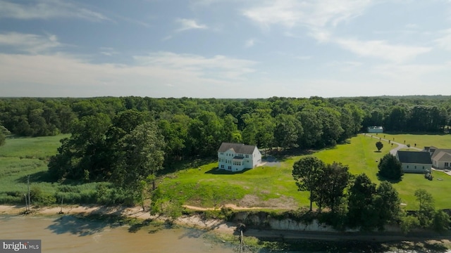 9129 Pebble Beach Ln, King George, VA 22485 - aerial view of sparsely populated area with a heavily wooded area