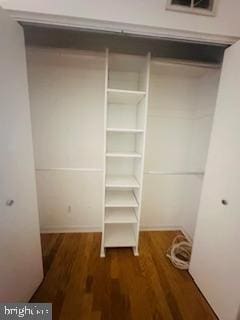 closet with visible vents