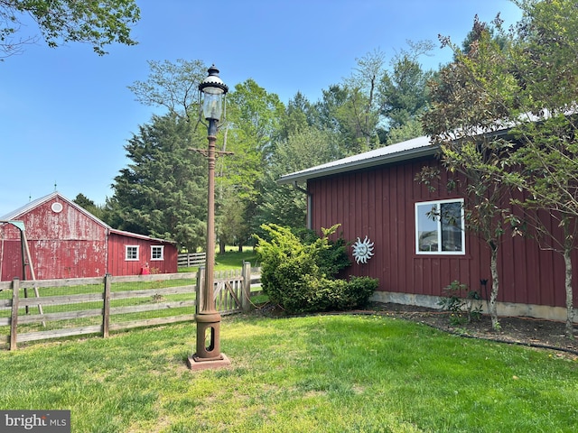 3401 Old Level Rd, Havre De Grace, MD 21078 - view of yard featuring a barn and an outbuilding