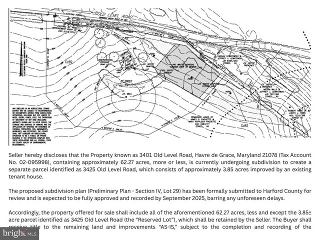 3401 Old Level Rd, Havre De Grace, MD 21078 - map / location of property area