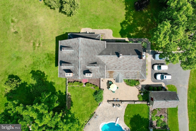 3401 Old Level Rd, Havre De Grace, MD 21078 - bird's eye view of a pool area