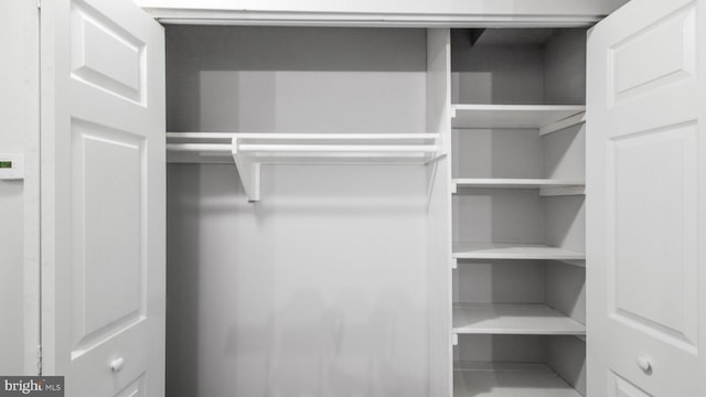 view of closet