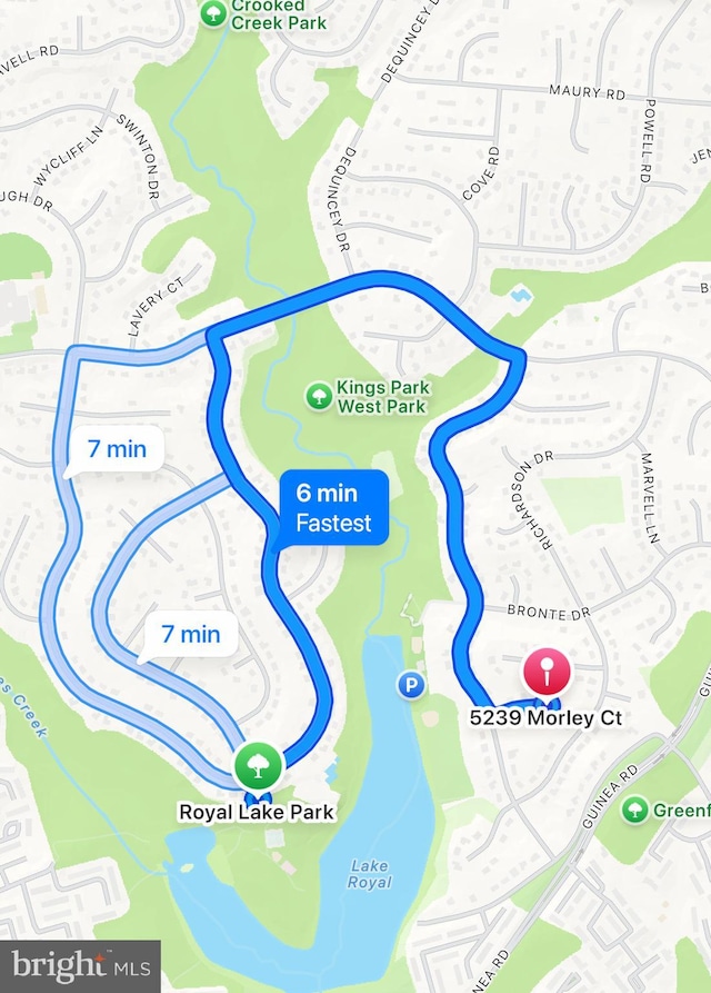 map of property / related area
