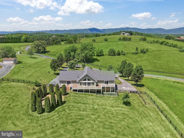 111 Fox Hill Rd, Front Royal, VA 22630 - view of rural area with a mountainous background and agricultural land