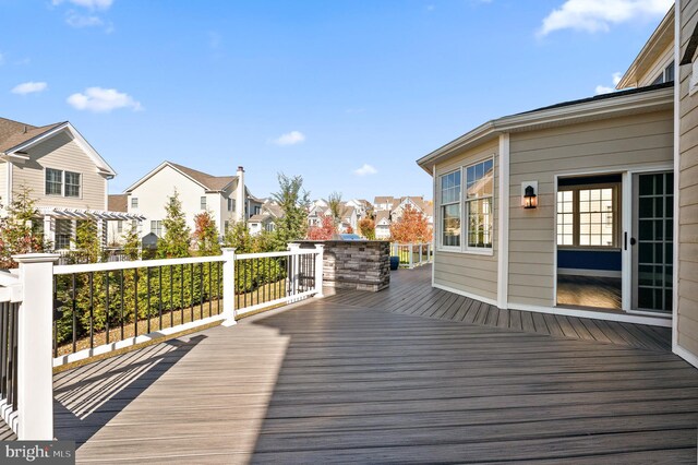 3703 Biddle Ln, Newtown Square, PA 19073 - deck featuring a residential view