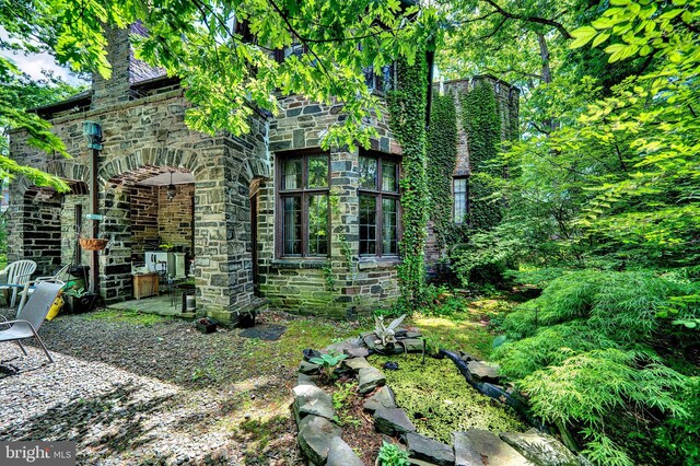 218 Parkside Ave, Trenton, NJ 08618 - view of home's exterior with stone siding