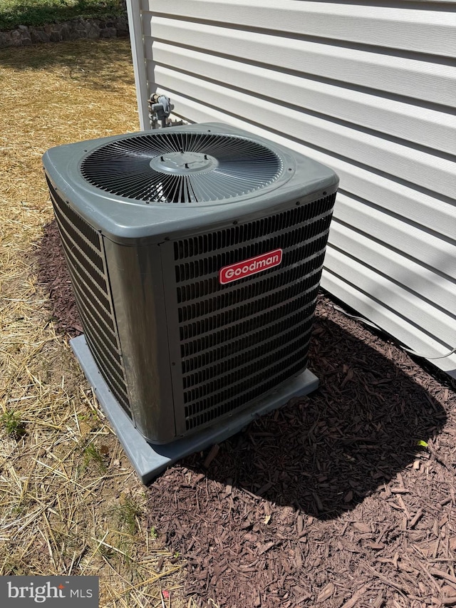 details featuring central AC unit