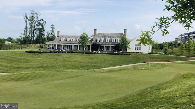 18095 Red Mulberry Rd, Dumfries, VA 22026 - view of home's community with golf course view and a yard