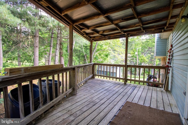view of deck