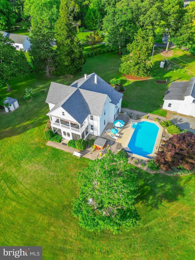 drone / aerial view