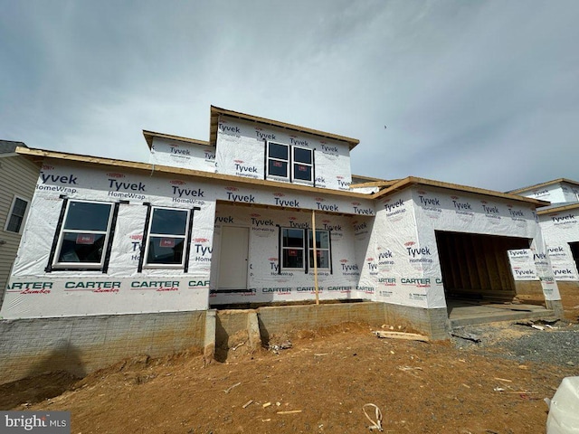 213 Princess Caroline Ct, Edinburg, VA 22824 - unfinished property featuring an attached garage