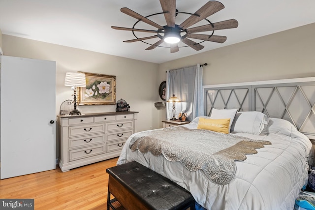 8543 Ingleton Rd, Easton, MD 21601 - bedroom featuring light wood-style flooring and ceiling fan