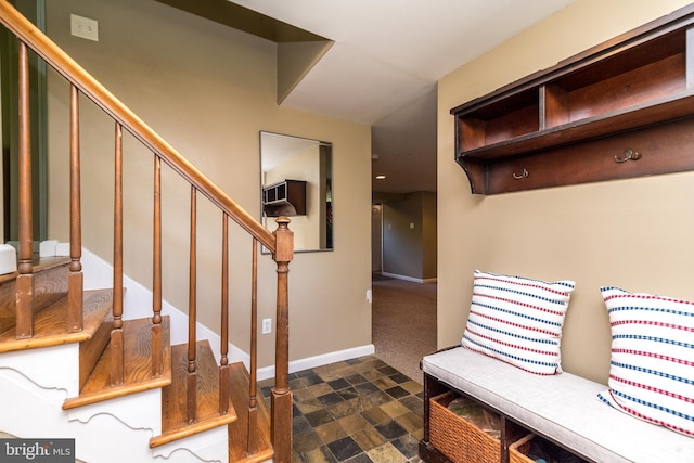 4537 Kavan Ct, Doylestown, PA 18902 - mudroom featuring stone finish floors and baseboards
