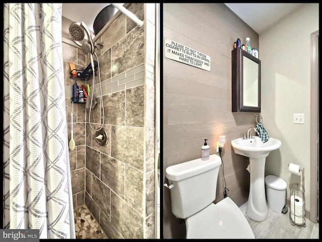 365 Apple Tree Ln, Mount Wolf, PA 17347 - full bathroom featuring toilet, a shower stall, and a sink