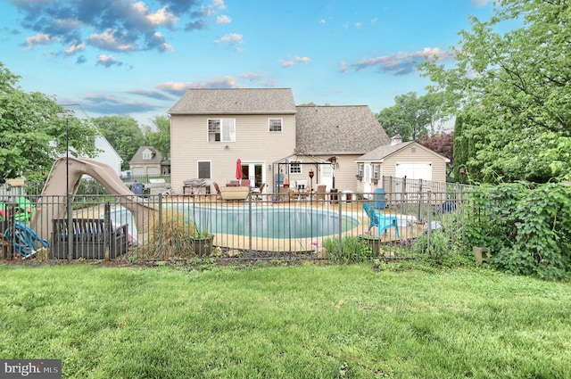 365 Apple Tree Ln, Mount Wolf, PA 17347 - view of pool with a water slide