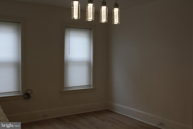 730 Third, Lansdale, PA 19446 - unfurnished dining area featuring baseboards and wood finished floors