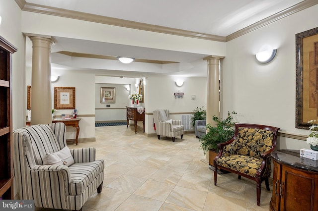 8603 Wintergreen Ct Unit 201, Odenton, MD 21113 - common area with ornamental molding