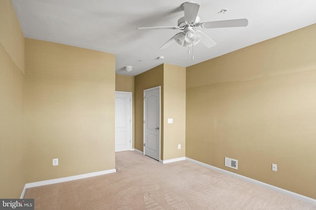 8603 Wintergreen Ct Unit 201, Odenton, MD 21113 - unfurnished room with a ceiling fan, light carpet, and baseboards