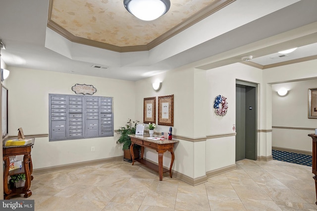 8603 Wintergreen Ct Unit 201, Odenton, MD 21113 - lobby featuring ornamental molding