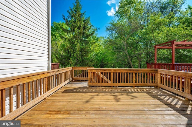 view of deck