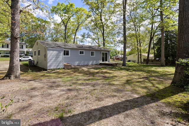 123 Pardee, Browns Mills, NJ 08015 - view of yard with cooling unit