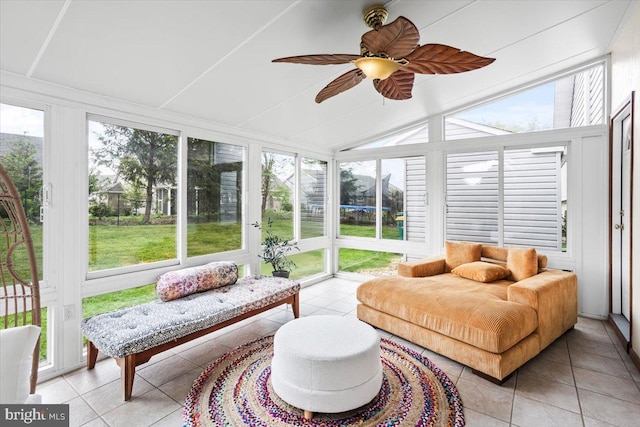 6122 Wallingford Way, Mechanicsburg, PA 17050 - sunroom featuring a wealth of natural light, an outdoor living space, and a ceiling fan