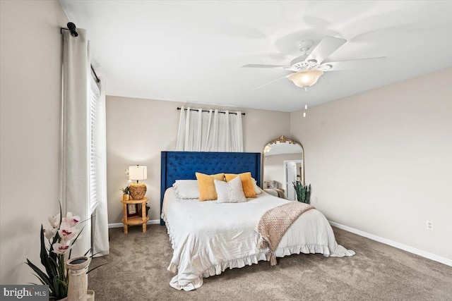 6122 Wallingford Way, Mechanicsburg, PA 17050 - bedroom featuring baseboards, a ceiling fan, and carpet