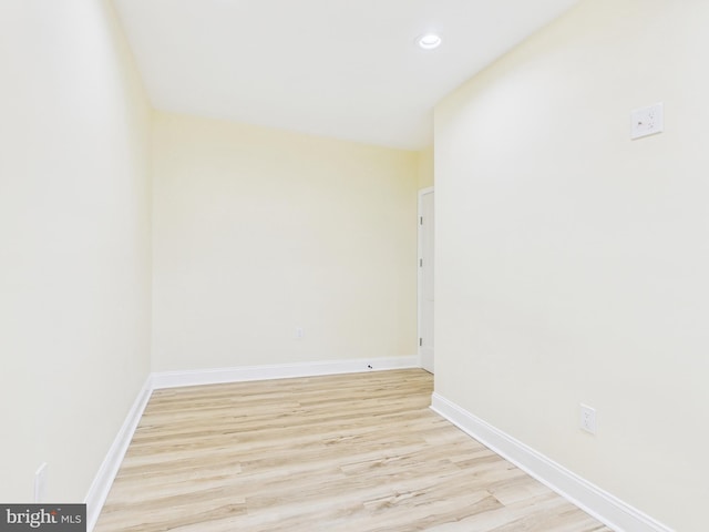 5135 N Fairhill St, Philadelphia, PA 19120 - empty room with light wood finished floors, baseboards, and recessed lighting