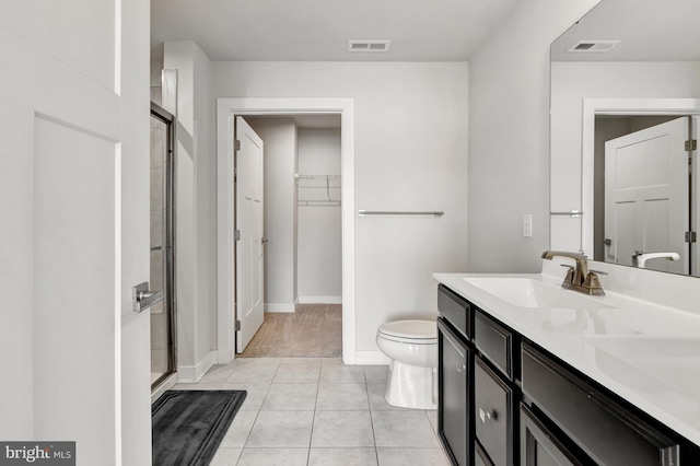 28010 Dew Drop Ln, Millville, DE 19967 - full bathroom with a sink, a stall shower, and visible vents